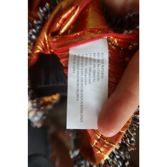 Halloween Witch Shelf Sitter 29" Resin Face and Hands Detailed Whimsical Witch - Picture 10 of 10